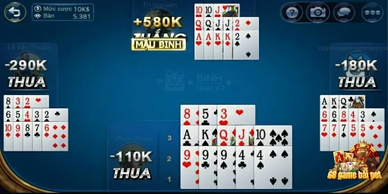 Ghi nhớ tên tổ hợp, thuật ngữ dùng khi đánh bài